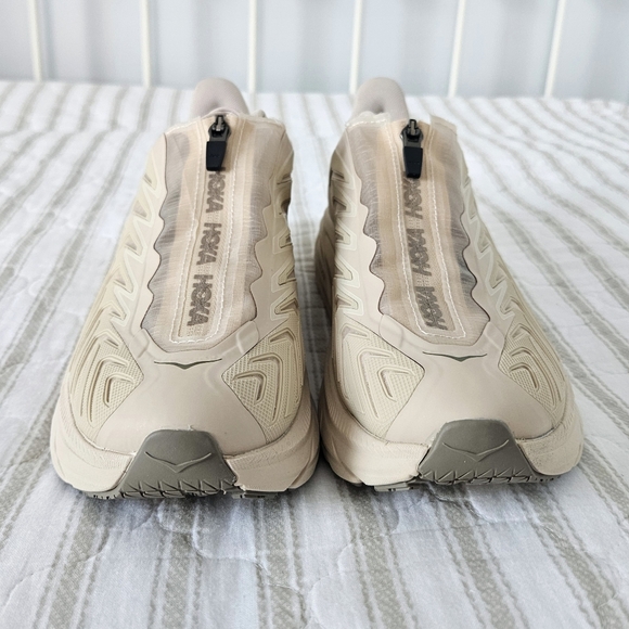 NWOT | HOKA ONE ONE Project Clifton Zip-Up Sneakers in 'Shifting Sand Dune' - Picture 2 of 10